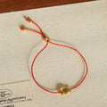 2026 Lucky Koi Red Spinel Red String Bracelet