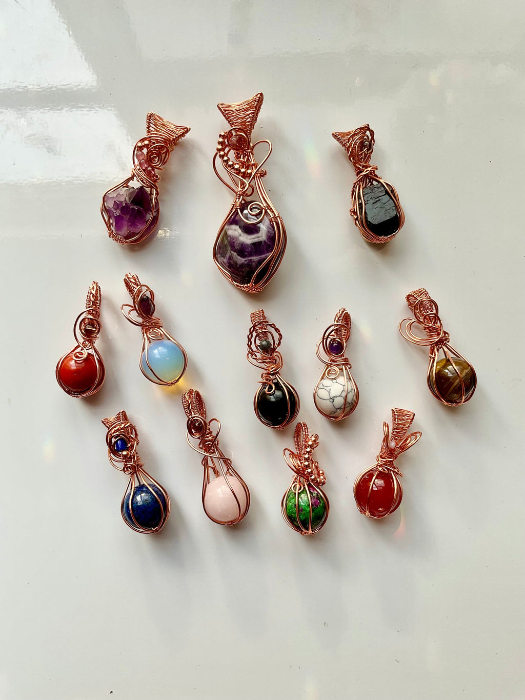 Mini Gemstone Spheres/Orbs