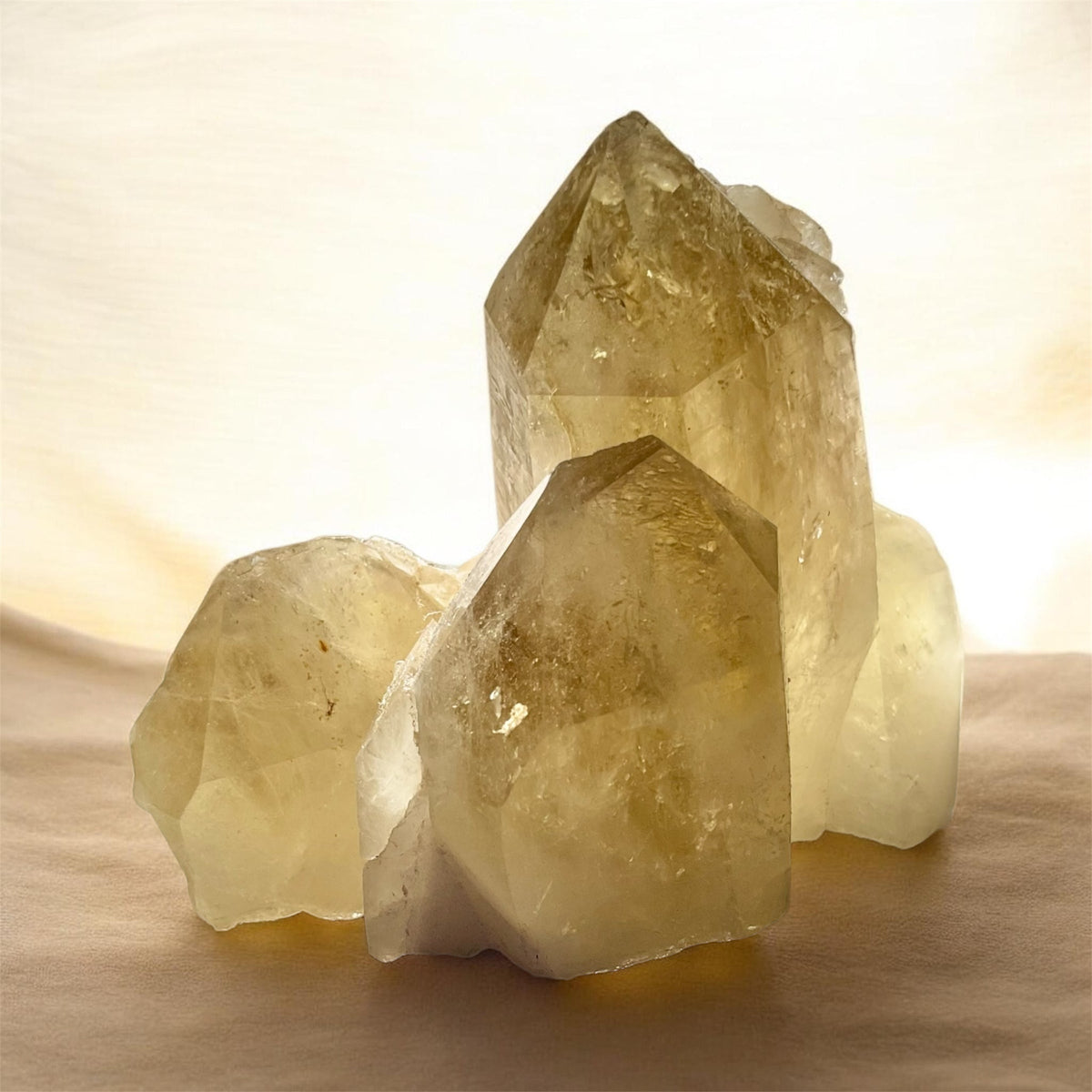 Citrine Quartz Cluster – Radiate Positivity & Abundance