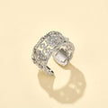 925 Silver Floral Filigree Ring