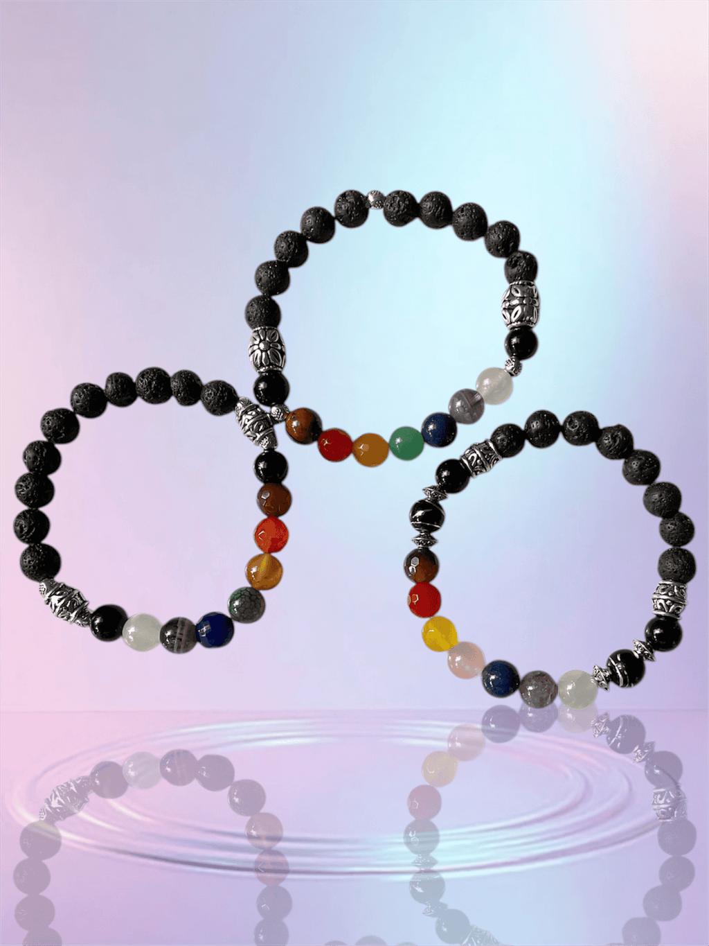 Chakra Aromatherapy Stretch Bracelets – Align • Empower • Ground