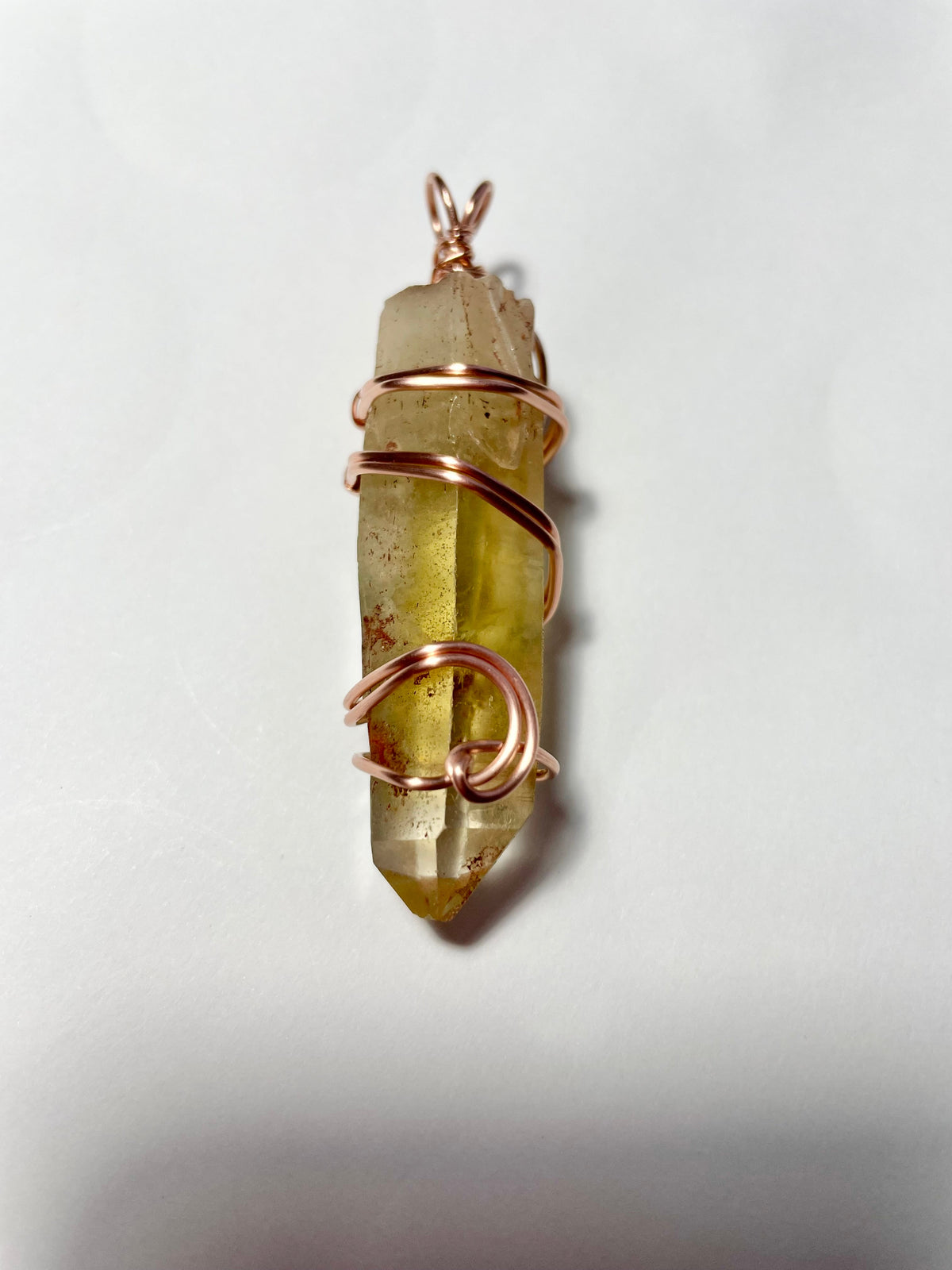 Himalayan Lemurian Citrine Points Wire Wrapped Pendants✨
