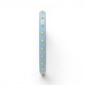 Clementine Aqua Resin Studded Bangle