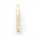 Clementine Mother Of Pearl Resin Studded Bangle