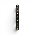 Clementine Studded Black Resin Bangle