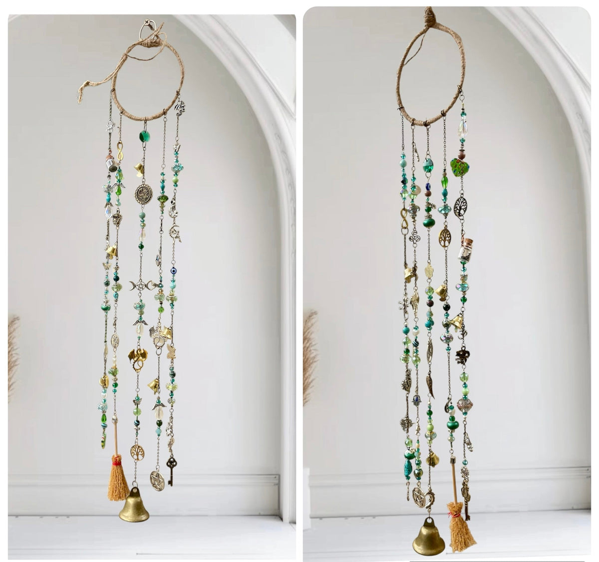 Crystal & Gemstone Witch Bell Chimes