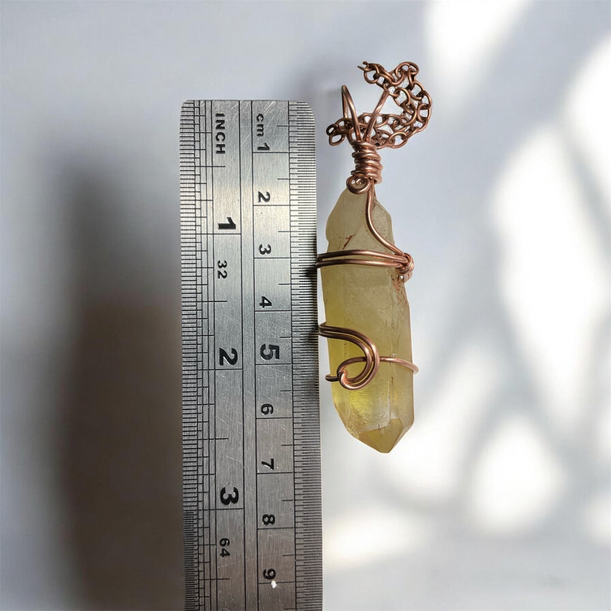 Himalayan Lemurian Citrine Points Wire Wrapped Pendants✨