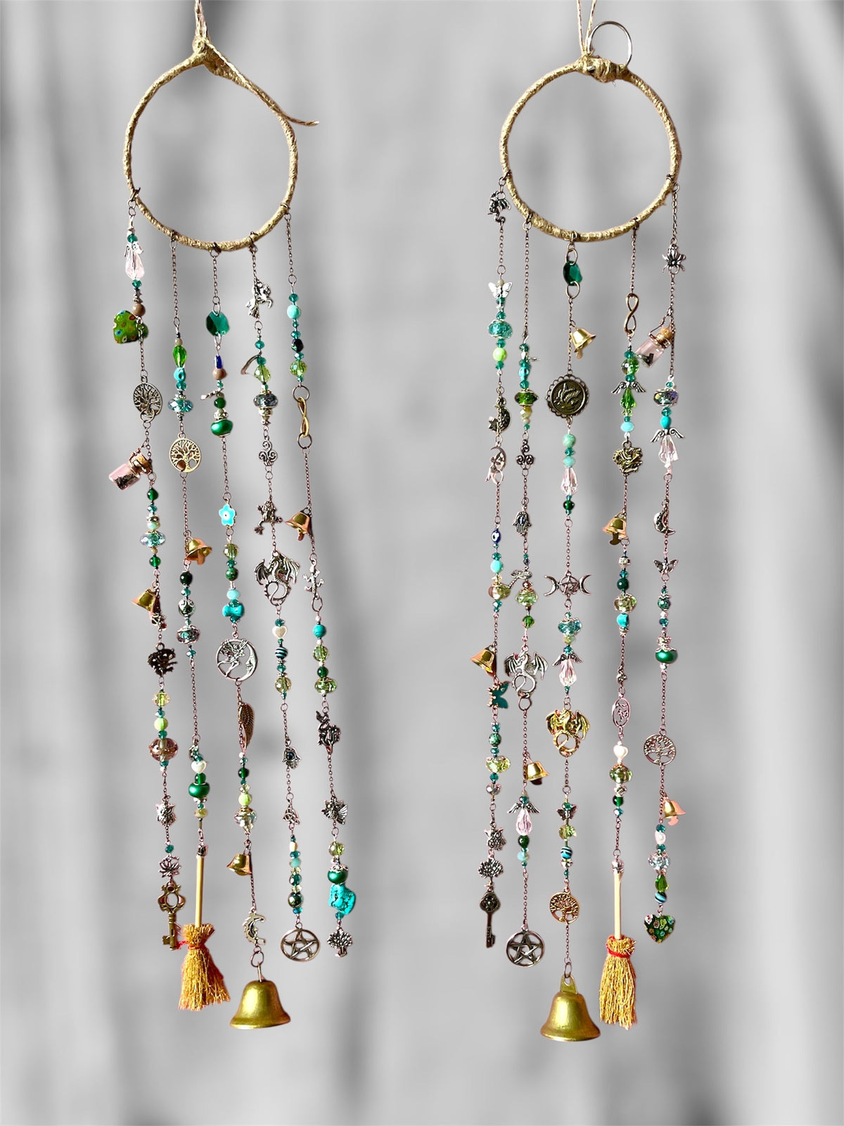 Crystal & Gemstone Witch Bell Chimes