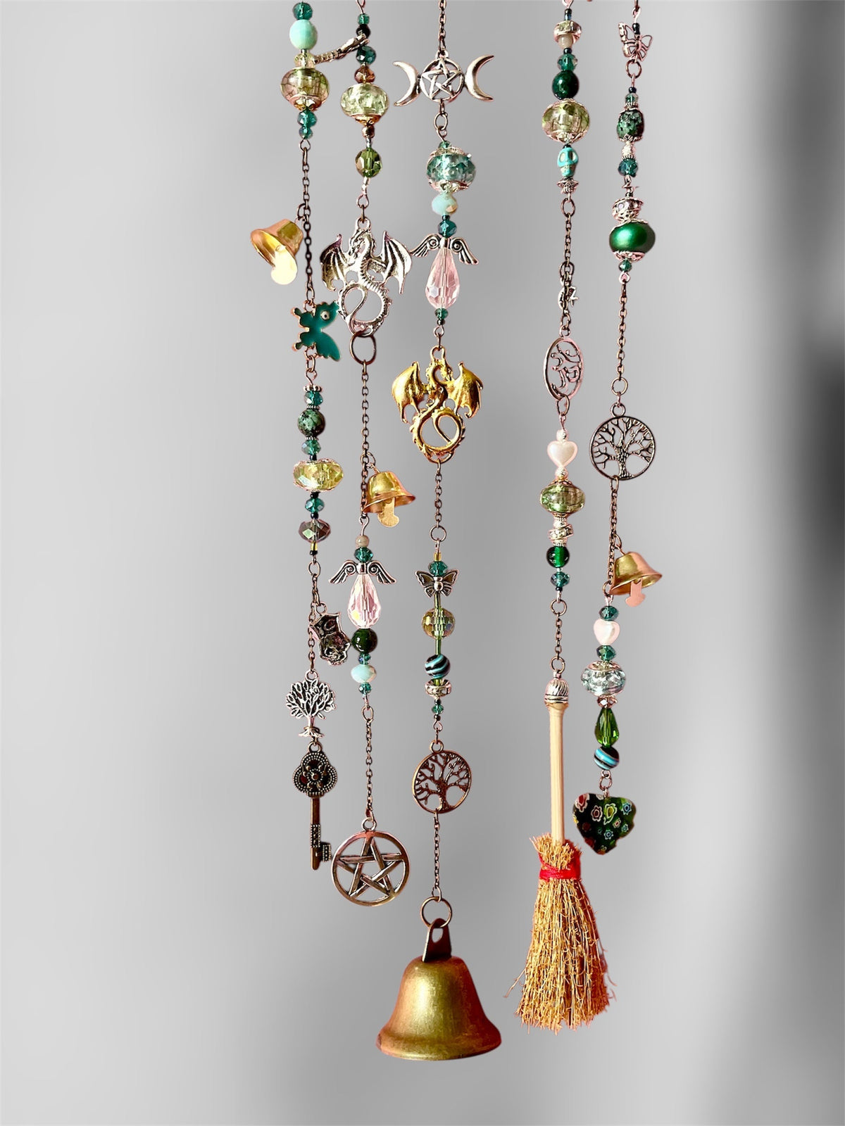 Crystal & Gemstone Witch Bell Chimes