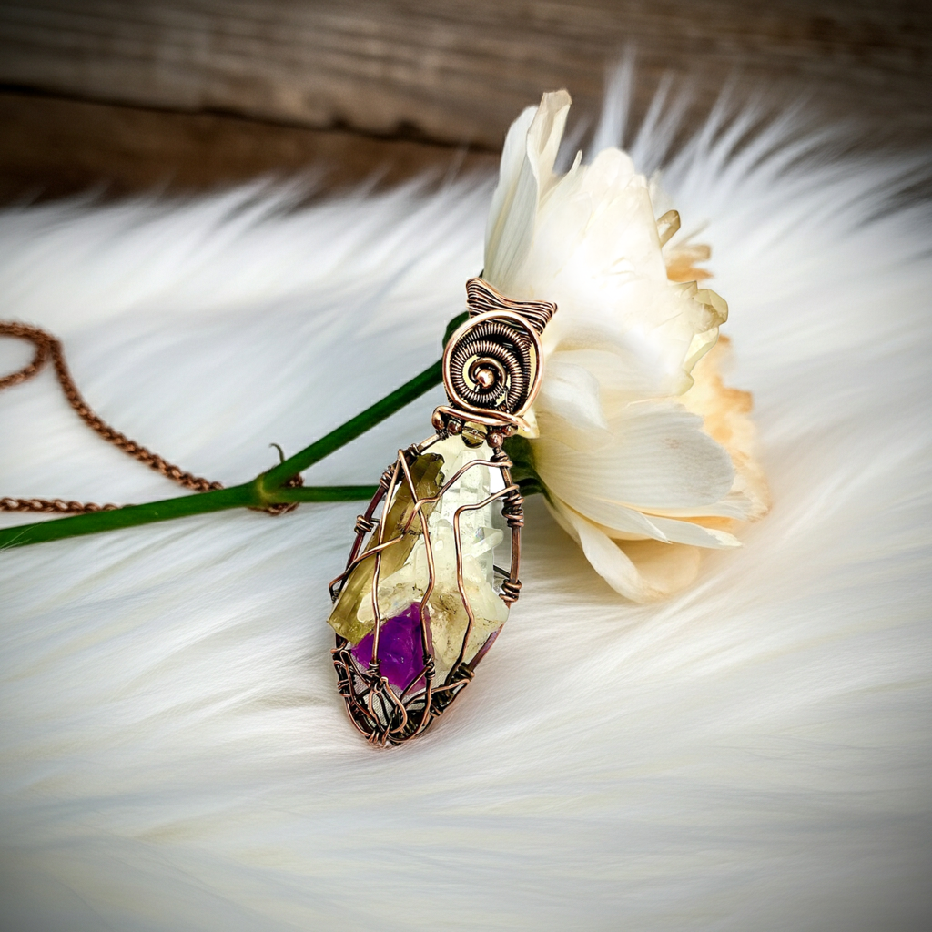 Triple Protection Crystal Pendant