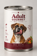 Adult Gourmet Wet Food (Beef & Veggies)