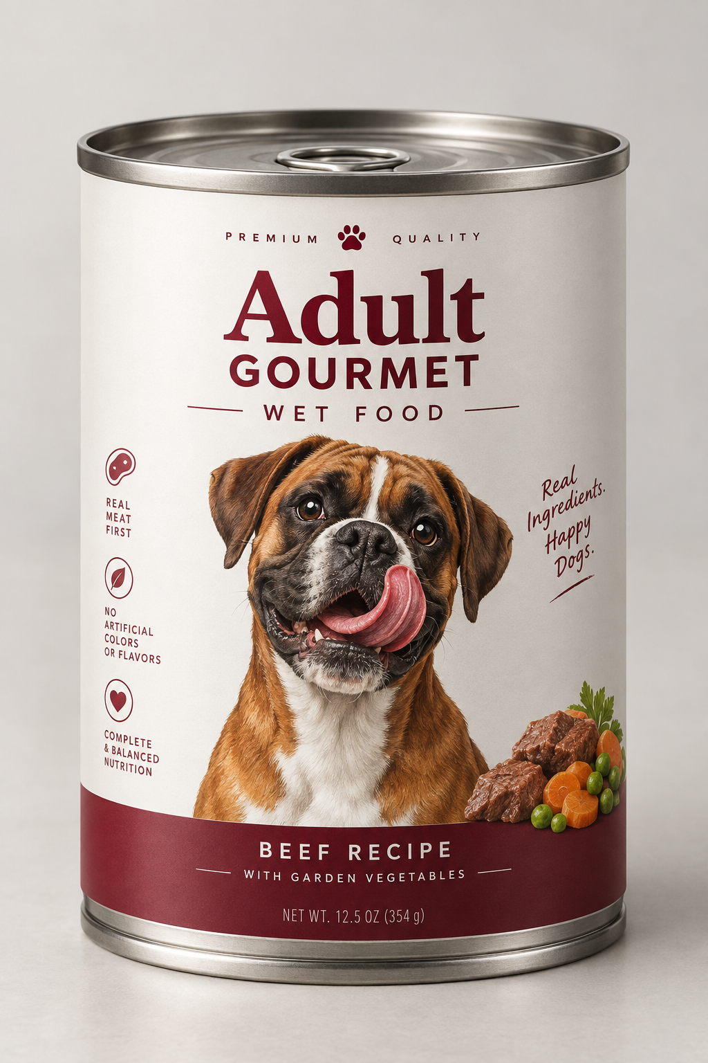Adult Gourmet Wet Food (Beef & Veggies)
